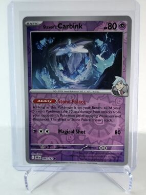 Pokémon TCG - Steven's Carbink - Destined Rivals - Reverse Holo - 086/182